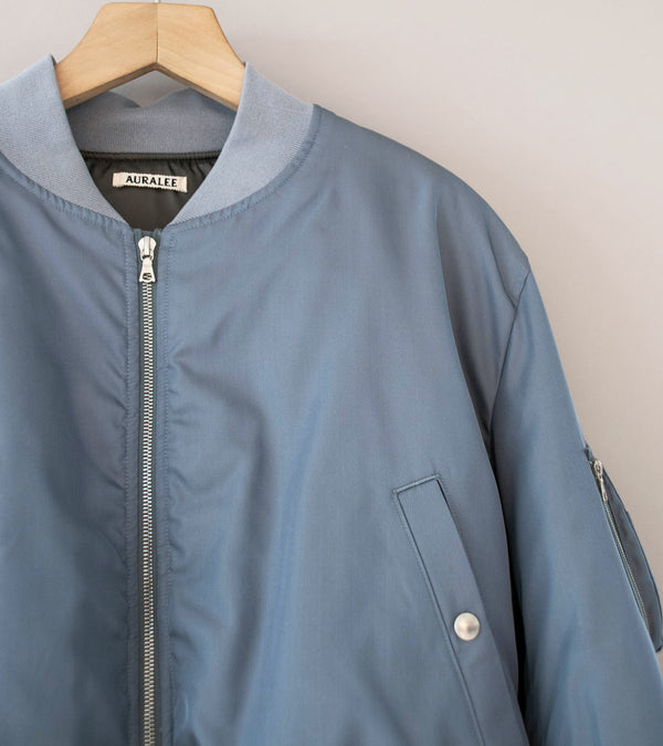 ジャケット・アウター AURALEE HIGH DENSITY SILK FLIGHT BLOUSON HIGH DENSITY SILK TWILL FLIGHT BLOUSON - AURALEE Official Website