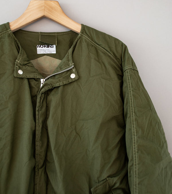 Working 'Drone Jacket' (Sage Smudge Polyester Cotton Gabardine)