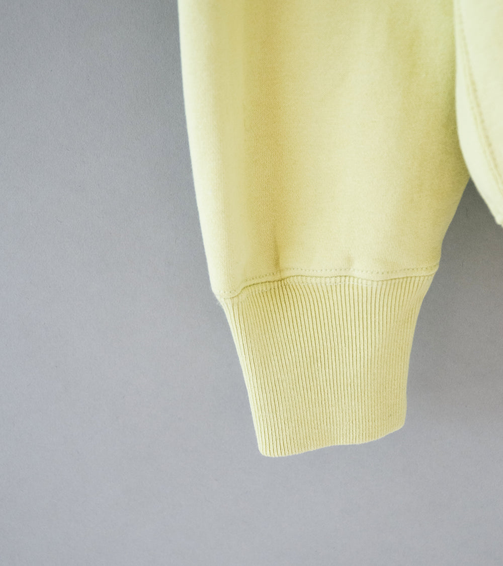 Auralee 'Smooth Sweat Polo' (Light Lime)