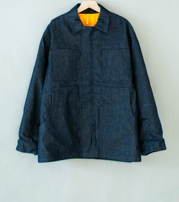 MAN-TLE 'R21 J1 Jebok Coat' (Organic Raw Denim)