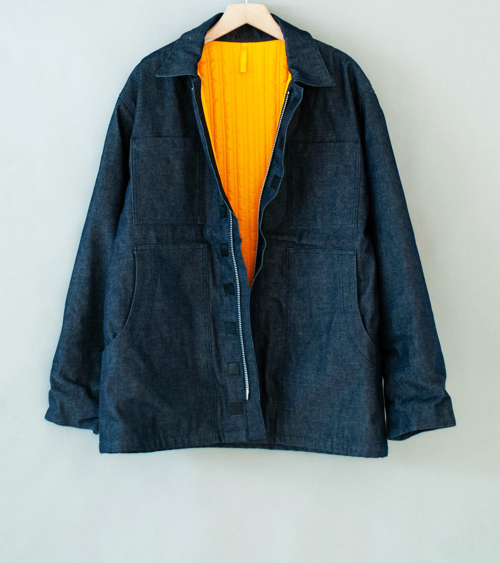 MAN-TLE 'R21 J1 Jebok Coat' (Organic Raw Denim)