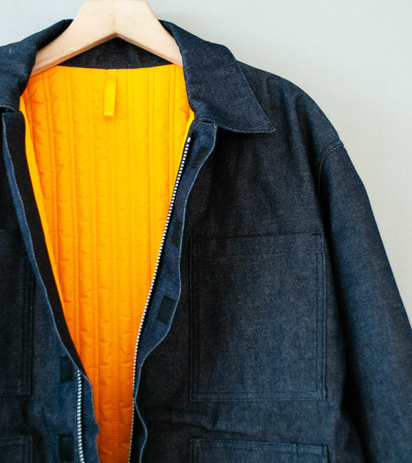 MAN-TLE 'R21 J1 Jebok Coat' (Organic Raw Denim)
