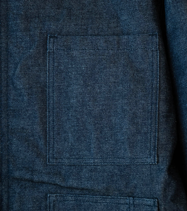 MAN-TLE 'R21 J1 Jebok Coat' (Organic Raw Denim)
