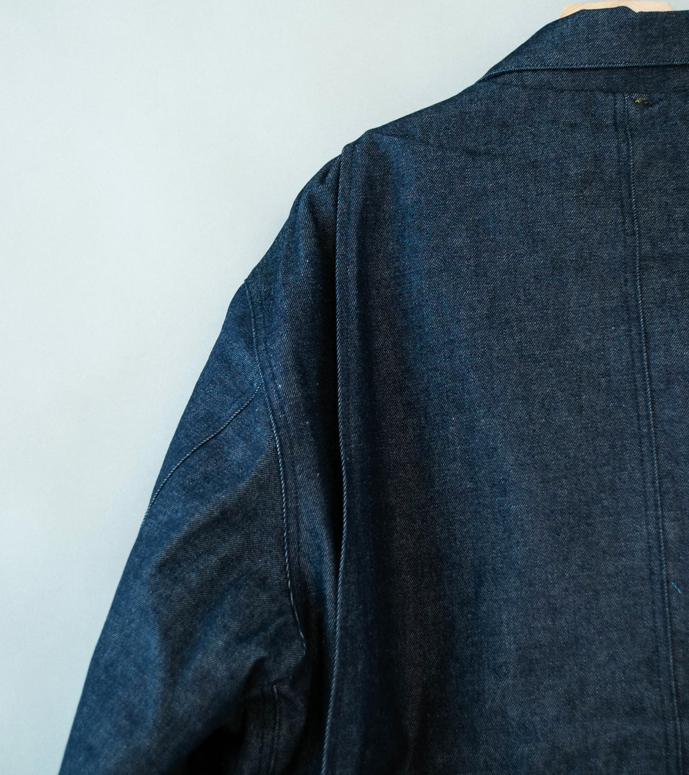 MAN-TLE 'R21 J1 Jebok Coat' (Organic Raw Denim)