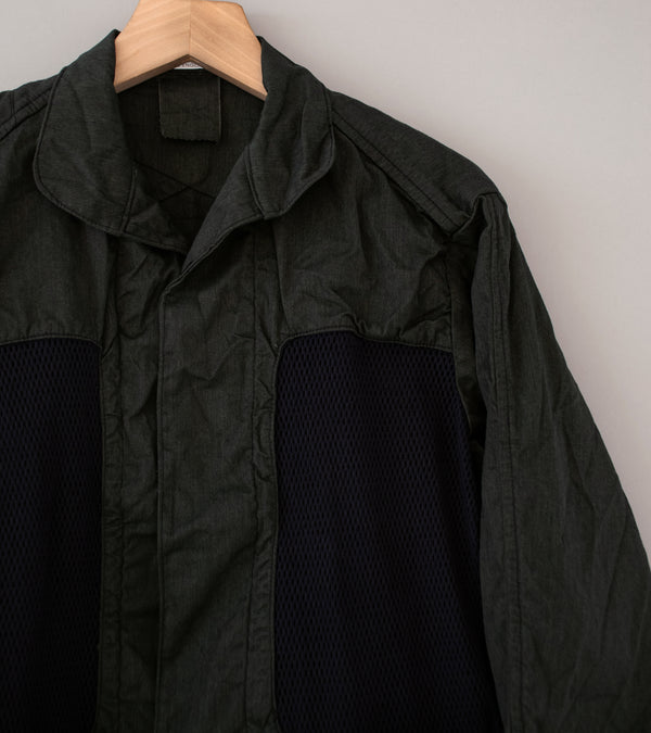 Working 'FMP Overshirt' (Beach Tar Polyester Cotton Gabardine)