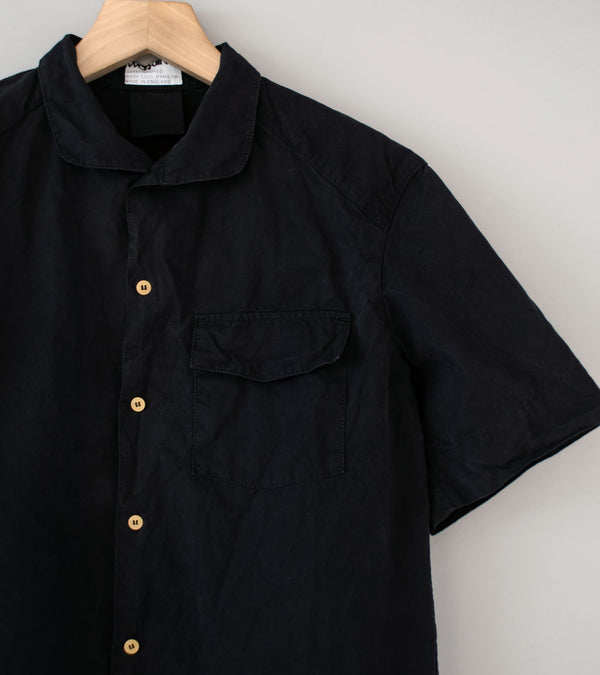 Working 'Short Sleeve Trap Shirt' (Beach Tar Peached Cotton Oxford)