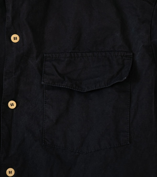 Working 'Short Sleeve Trap Shirt' (Beach Tar Peached Cotton Oxford)