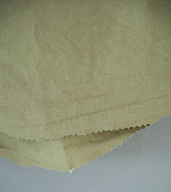 Working 'Short Sleeve Trap Shirt' (Sage Smudge Peached Cotton Oxford)