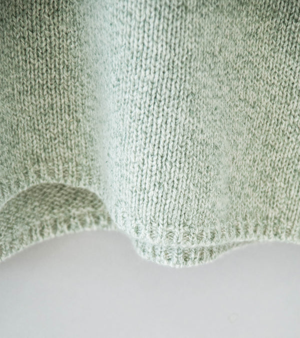 Auralee 'Cashmere Silk Melange Knit P/O' (Mix Mint Gray)