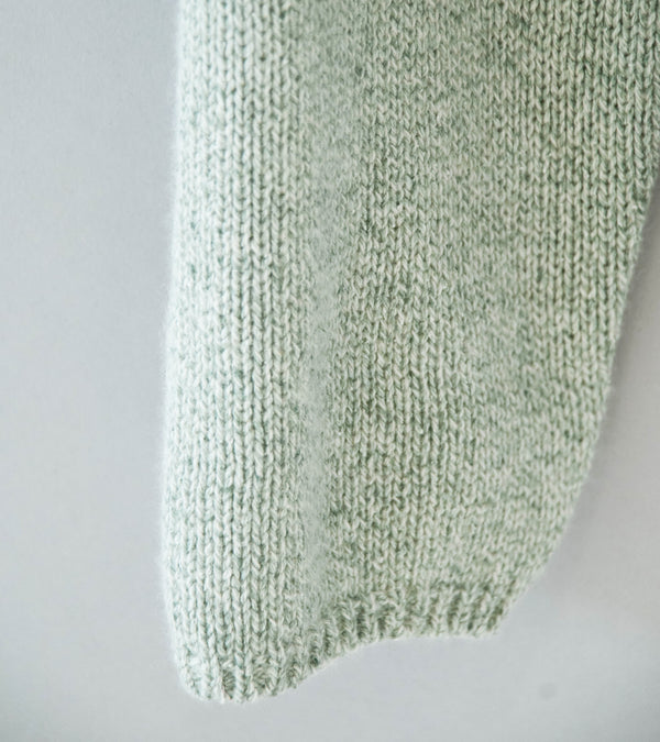 Auralee 'Cashmere Silk Melange Knit P/O' (Mix Mint Gray)
