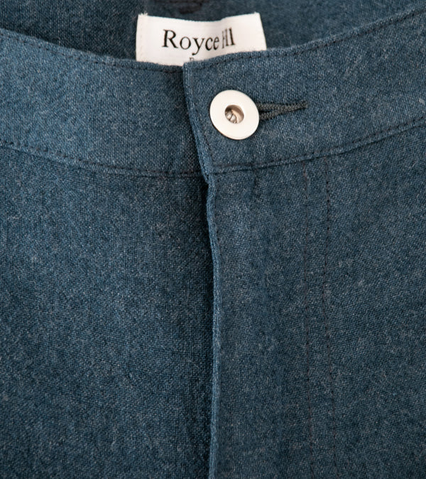 Royce Hill ‘Work Trouser Two’ (Blue Linen Wool)