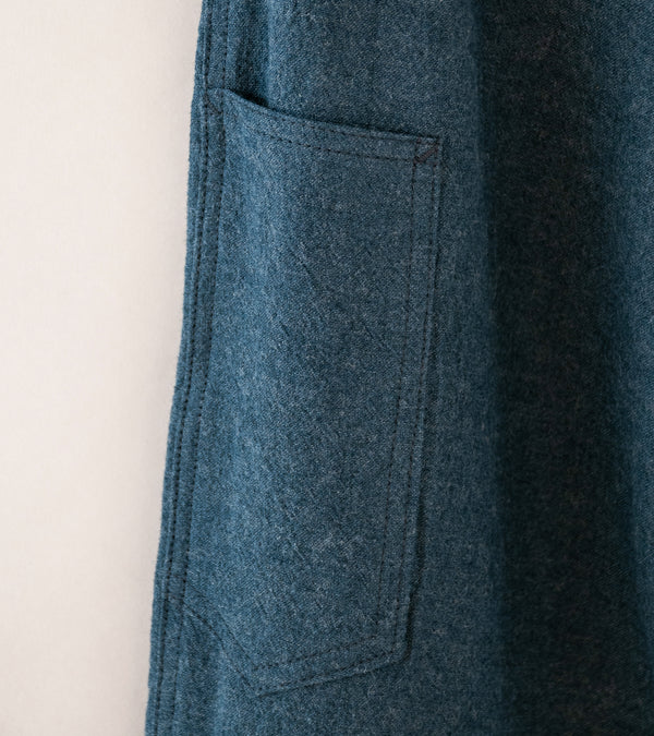 Royce Hill ‘Work Trouser Two’ (Blue Linen Wool)