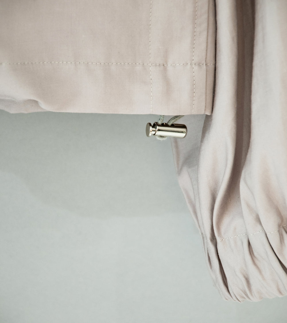 Arpenteur 'Opale Jacket' (Stone Cotton Silk Linen Tafetta)