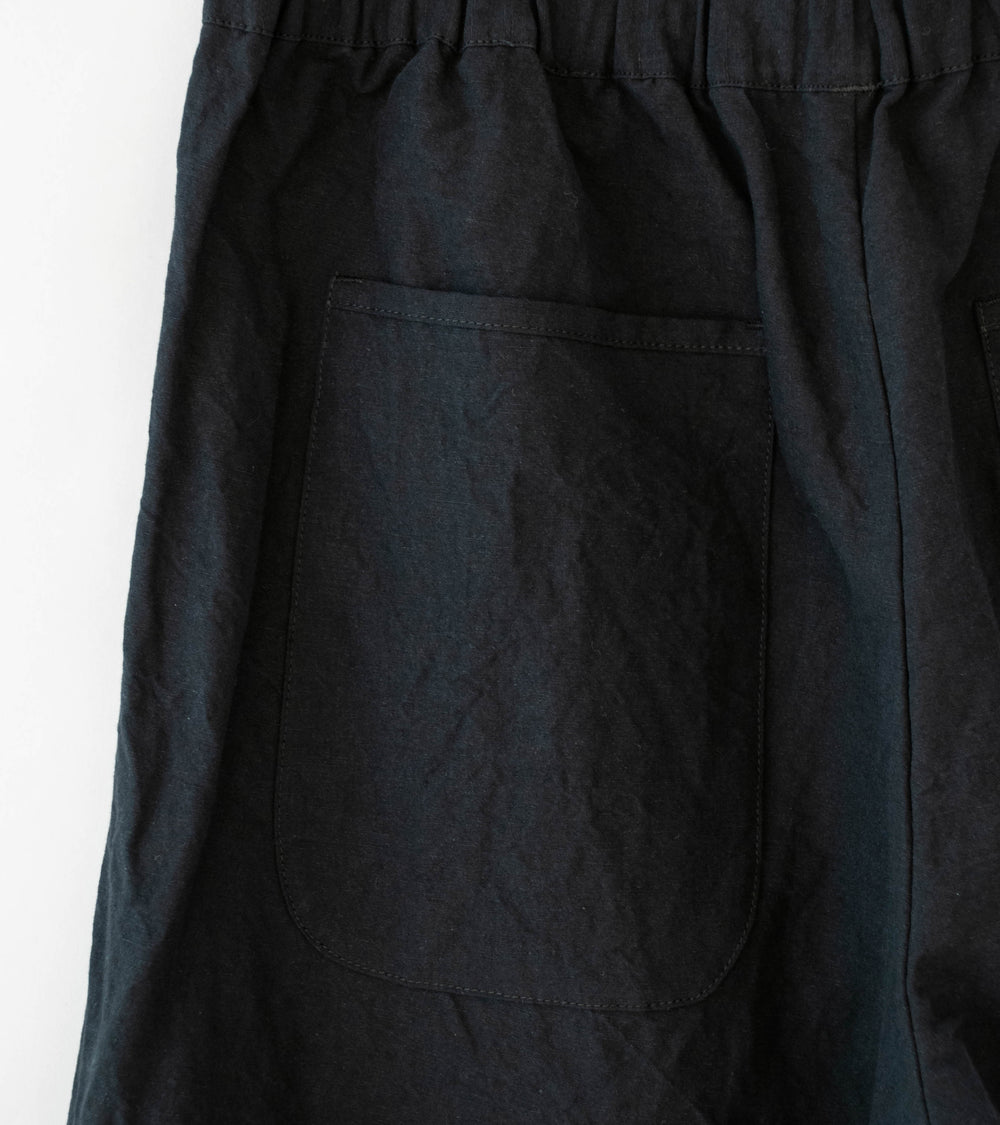 MAN-TLE 'R20 P5 Solid Pants' (Black Linen)