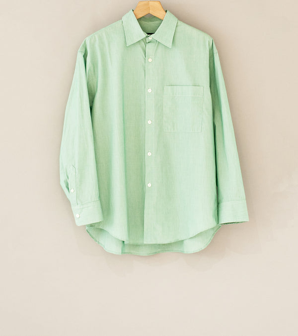 Arpenteur 'Doris Shirt' (Green Mini Seersucker)