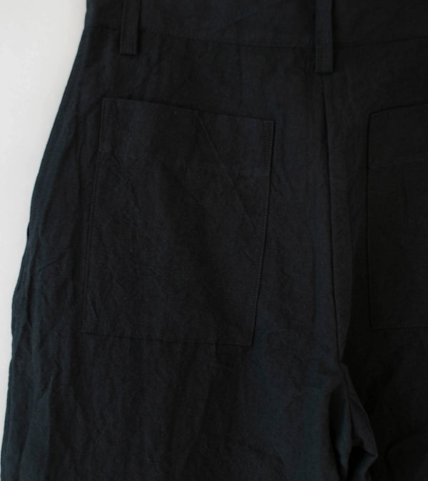 MAN-TLE 'R20 P4 Wide Pants' (Black Linen)