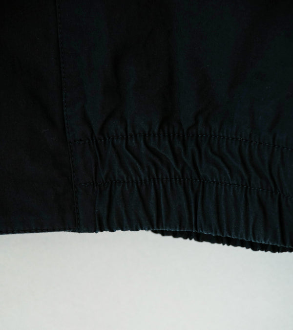 Margaret Howell 'MHL Track Jacket' (Black Crisp Cotton Poplin)