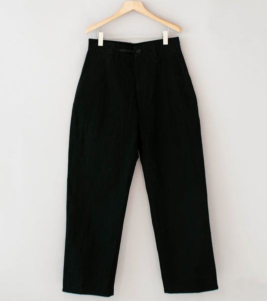 MAN-TLE 'R20 P4 Wide Pants' (Black Wax) – C'H'C'M'