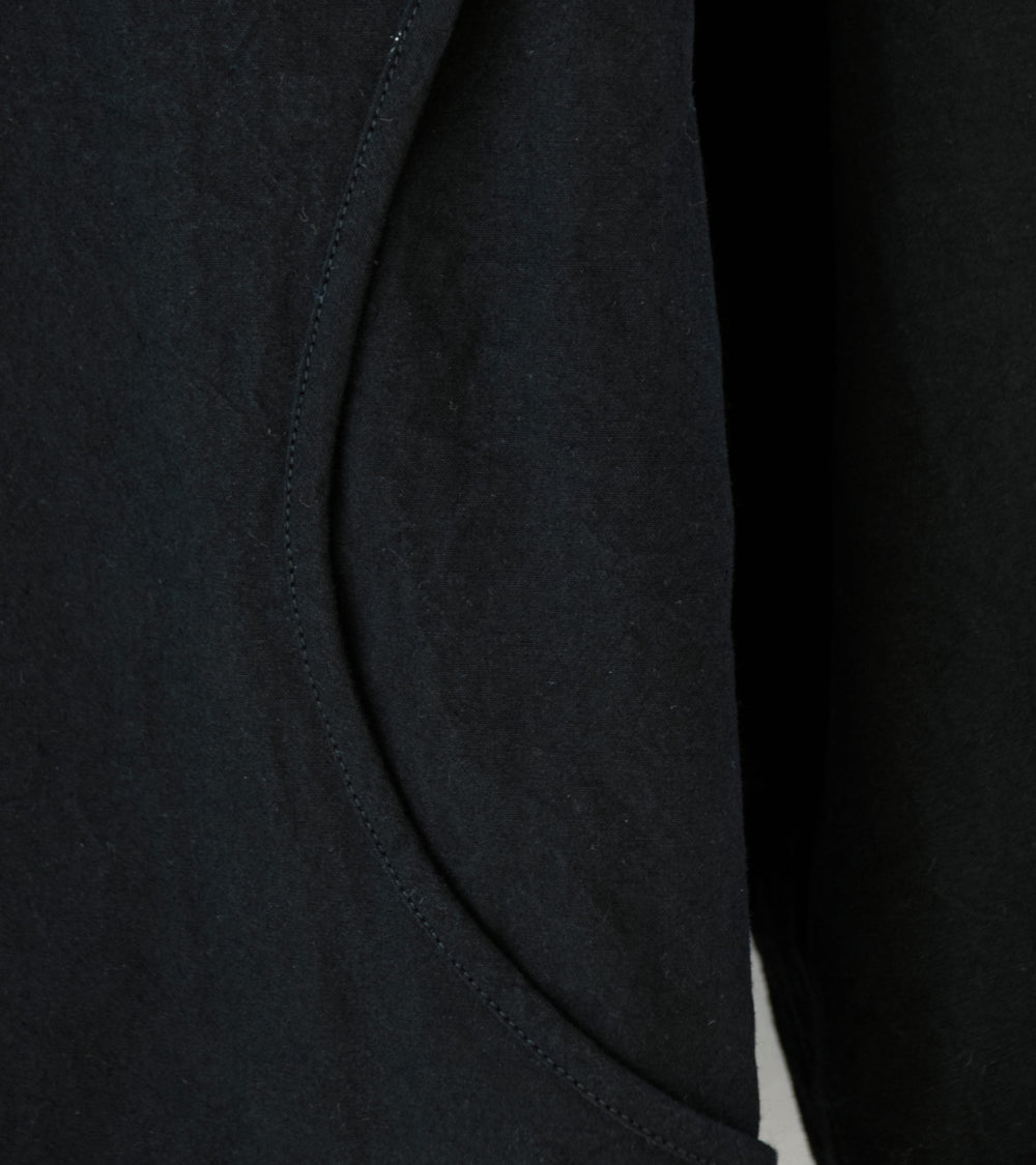 MAN-TLE 'R0 S3 Scoop Shirt' (Black Wax)