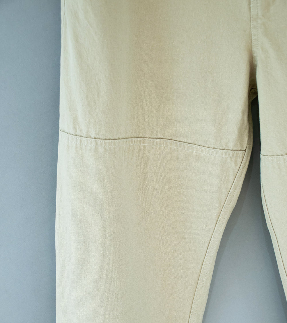 Post Overalls 'E-Z DND Trousers' (Double indigo Herringbone Denim)