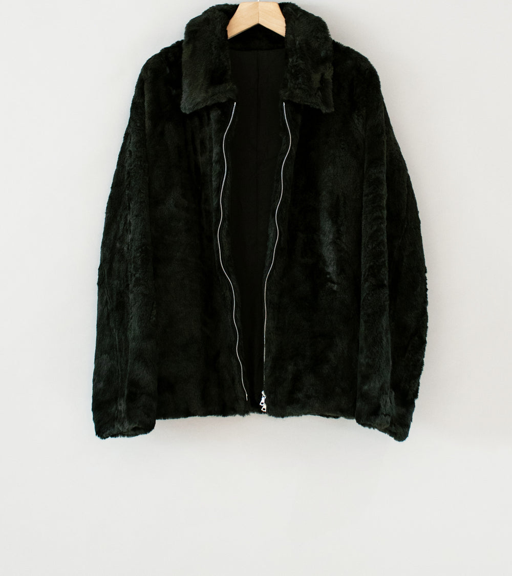 Stein 'Acrylic Fur Jacket' (Grey Khaki)