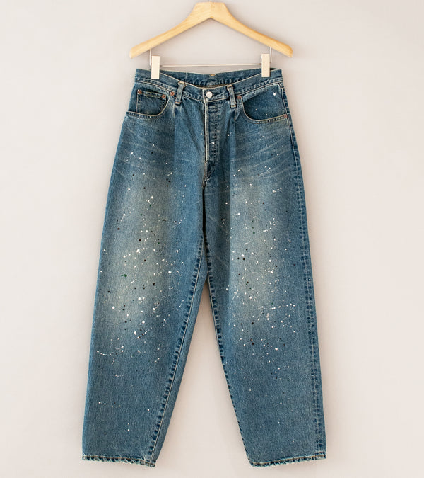 Stein 'Vintage Reproduction Splashed Denim Jeans' (Indigo)