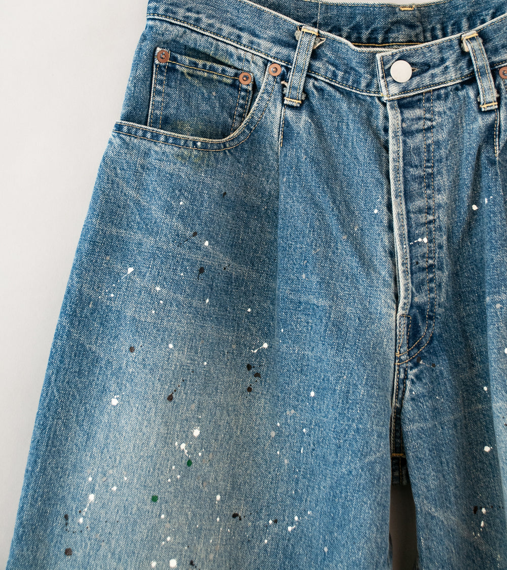 Stein 'Vintage Reproduction Splashed Denim Jeans' (Indigo)