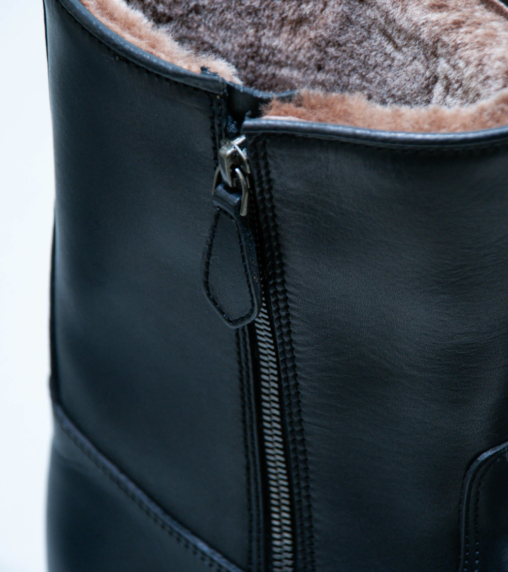 Ludwig Reiter 'Arlberger Boot' (Black Bark Tanned Leather)