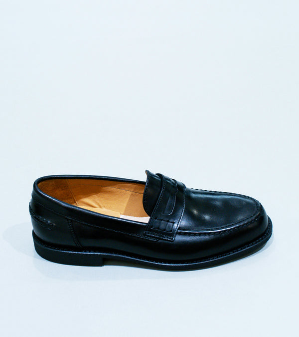 Ludwig Reiter 'College Loafer' (Black Vintage Pull Up Leather)