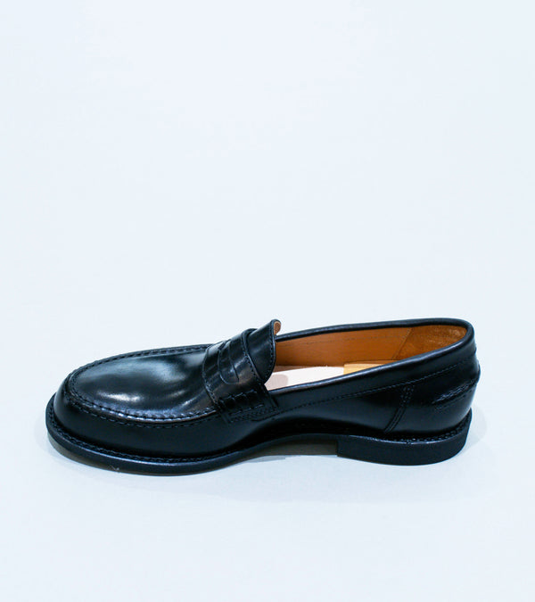 Ludwig Reiter 'College Loafer' (Black Vintage Pull Up Leather)