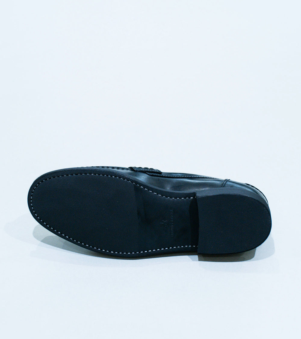Ludwig Reiter 'College Loafer' (Black Vintage Pull Up Leather)