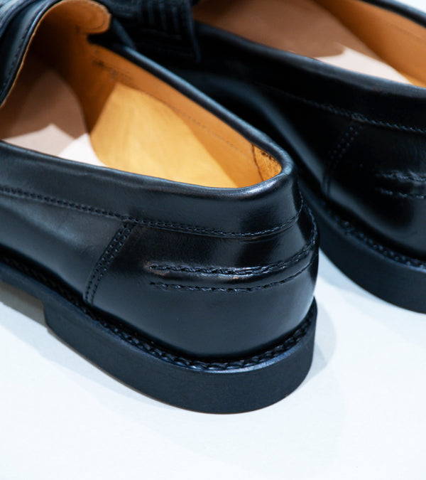 Ludwig Reiter 'College Loafer' (Black Vintage Pull Up Leather)