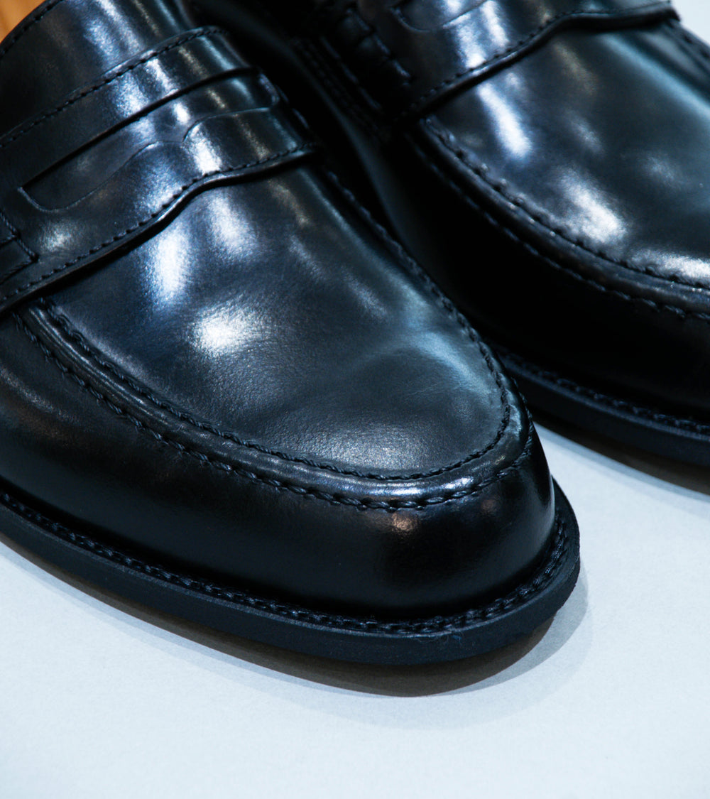 Ludwig Reiter 'College Loafer' (Black Vintage Pull Up Leather)
