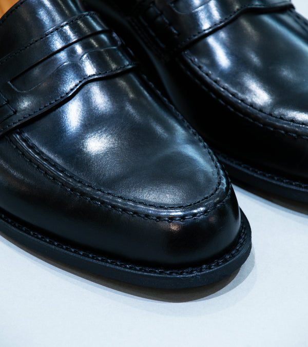 Ludwig Reiter 'College Loafer' (Black Vintage Pull Up Leather)