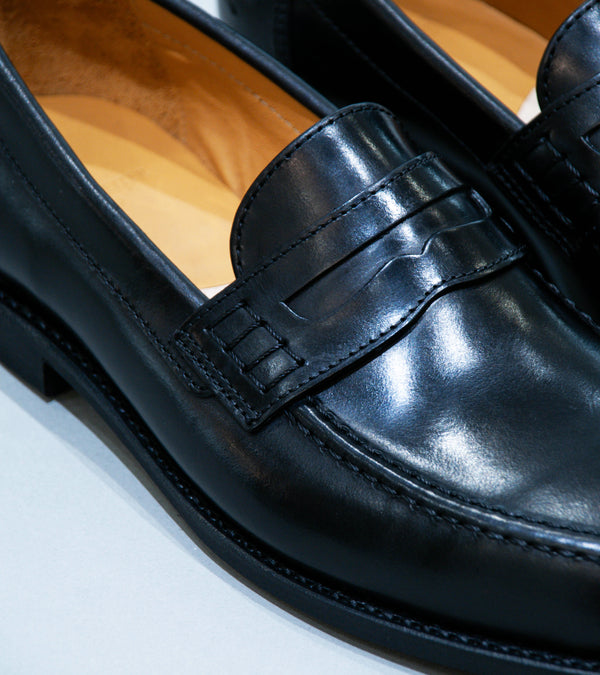 Ludwig Reiter 'College Loafer' (Black Vintage Pull Up Leather)