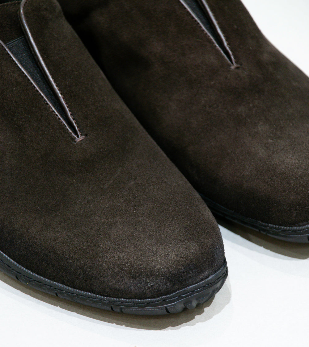 DERRICK 'Oxford Runner' (Coffee Calf Suede)