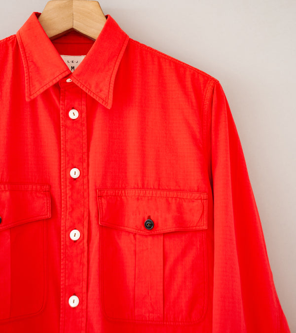L.E.J 'RN Work Shirt' (Red Cotton Rip Stop)