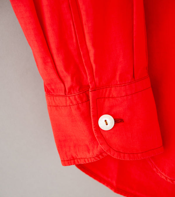 L.E.J 'RN Work Shirt' (Red Cotton Rip Stop)