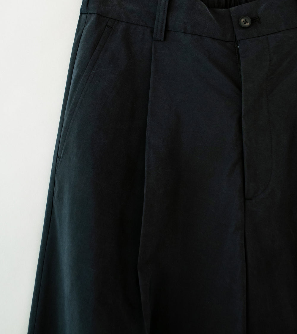 Stein 'Silk Nylon Easy Wide Trousers' (Black)