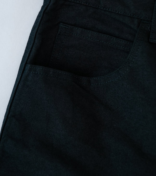 James Coward '5PKT Jean' (Black Cotton Washi Duck)