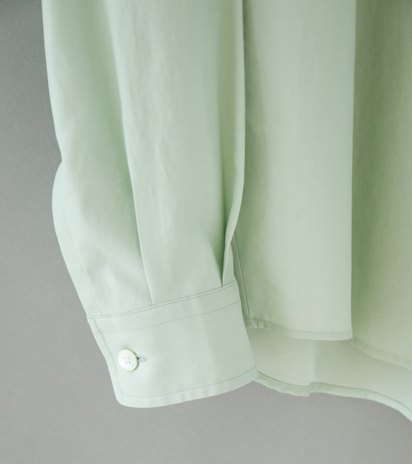 Auralee 'Washed Finx Twill Big Shirt' (Light Khaki)