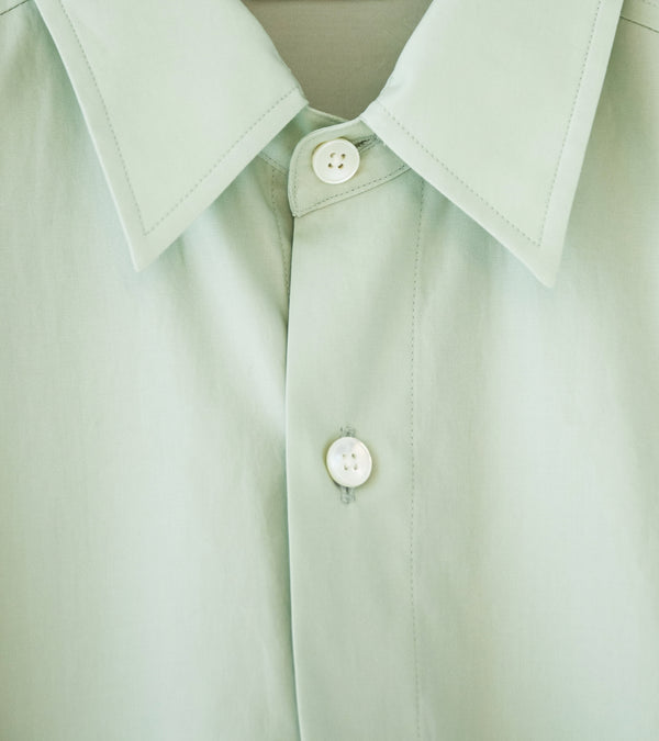 Auralee 'Washed Finx Twill Big Shirt' (Light Khaki)