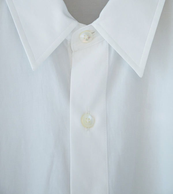 Auralee 'Washed Finx Twill Big Shirt' (White)