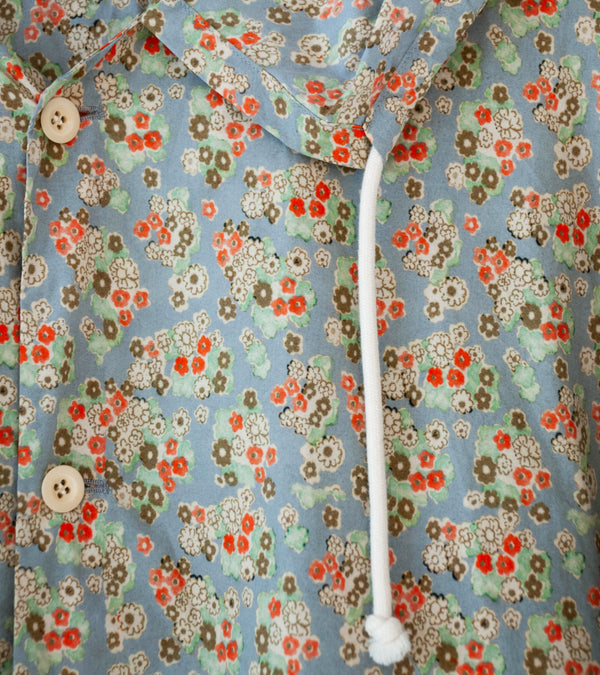 Sono 'Huckle Hoodie' (Dust Blue Floral Cotton)