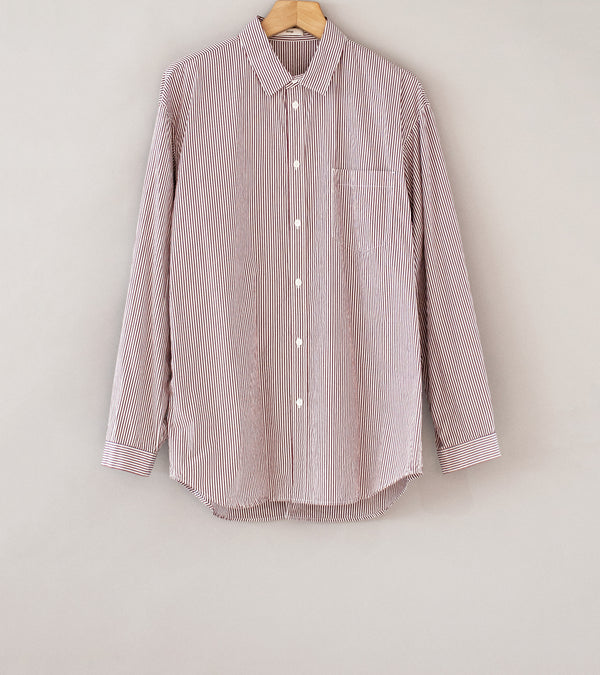 Aton 'Washed Shirt' (Cordeaux Giza Stripe)