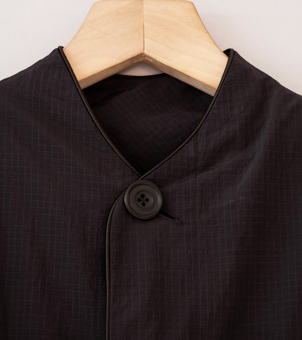 DERRICK 'Metro Coat' (Black Plum Monofilament Nylon Ripstop)