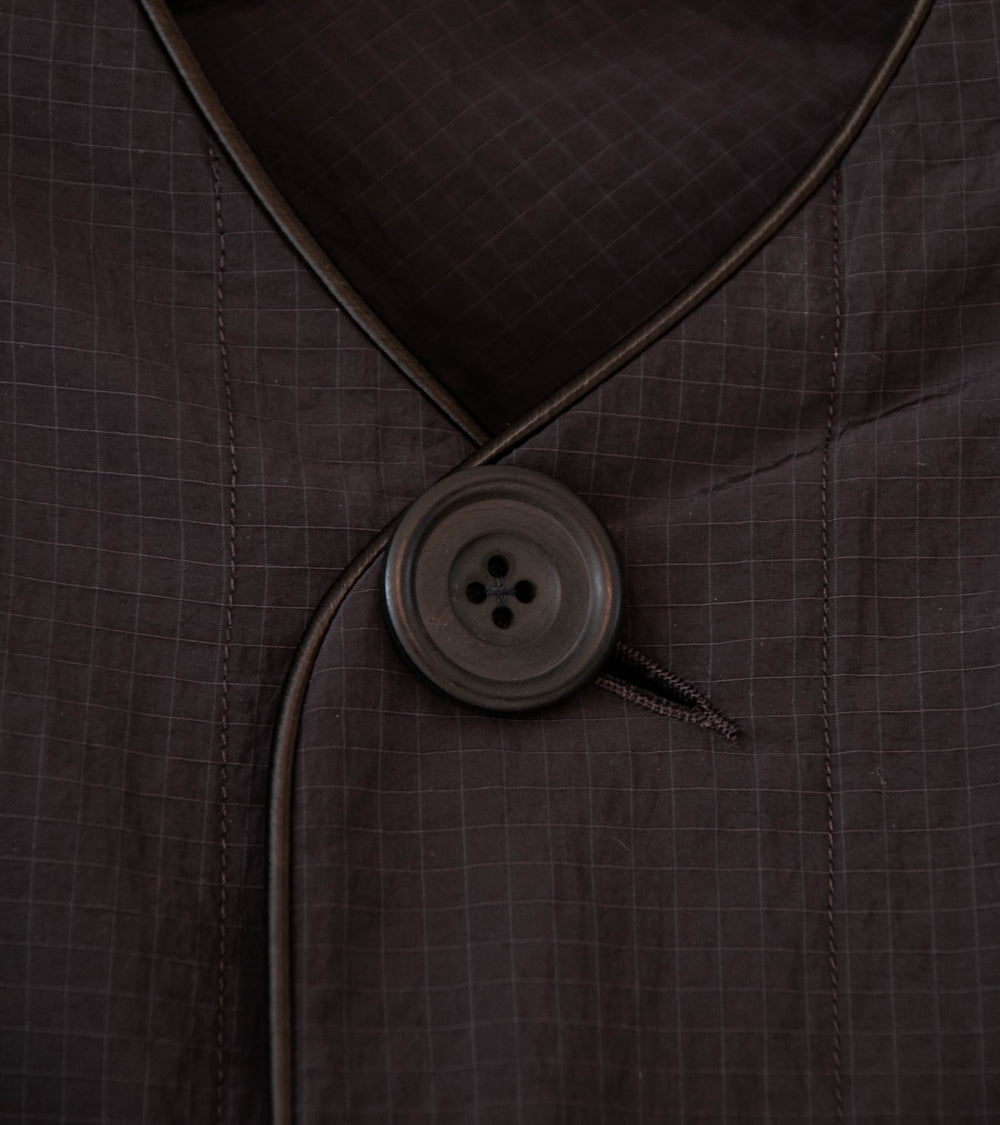 DERRICK 'Metro Coat' (Black Plum Monofilament Nylon Ripstop)