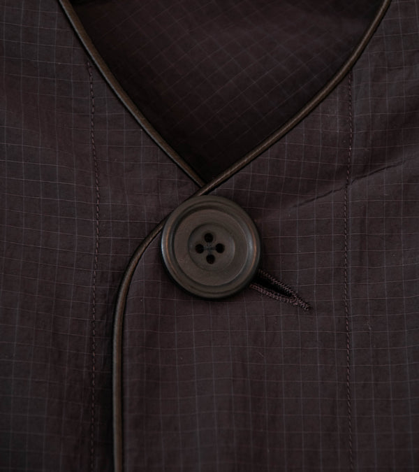 DERRICK 'Metro Coat' (Black Plum Monofilament Nylon Ripstop)