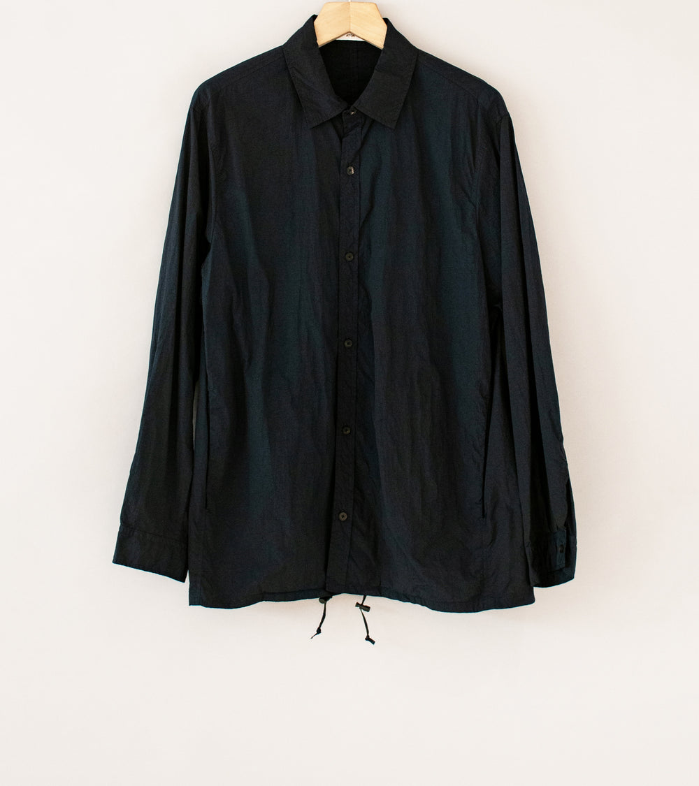 Aton 'Shirt Jacket' (Navy Hand Dyed Nylon)