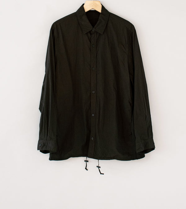 Aton 'Shirt Jacket' (Brown Hand Dyed Nylon)